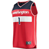1-Chris McCullough Washington Wizards Team Color Player Jersey Red - Icon Edition
