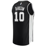 10-DeMar DeRozan San Antonio Spurs Jersey Black - Icon Edition