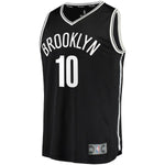 10-Theo Pinson Brooklyn Nets Fanatics  Jersey - Icon Edition - Black