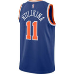 11-Frank Ntilikina New York Knicks Swingman Jersey - Icon Edition – Blue