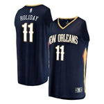11-Jrue Holiday New Orleans Pelicans  Jersey - Icon Edition – Navy