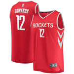 12-Vincent Edwards Houston Rockets  Jersey - Icon Edition - Red
