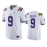 LSU Tigers Grant Delpit White College Football Jersey