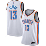 13-Paul George Oklahoma City Thunder  Swingman Jersey - Association Edition – White
