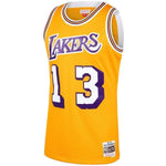 13-Wilt Chamberlain Los Angeles Lakers  Hardwood Classics Swingman Jersey – Gold