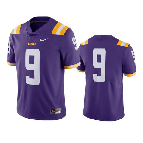 LSU Tigers #9 Purple College Football Limited Jersey