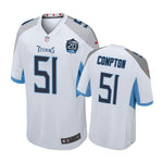 Tennessee Titans #51 Will Compton White Nike 20th Anniversary Game Jersey