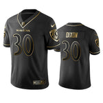 NFL 100 Kenneth Dixon Baltimore Ravens Black Golden Edition Vapor Untouchable Limited Jersey - Men's