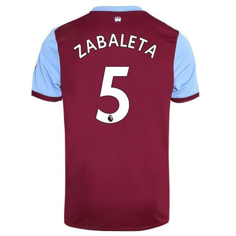 ZABALETA 5 West Ham Home Soccer Jersey 2019-20 Jersey