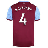 BALBUENA 4 West Ham Home Soccer Jersey 2019-20 Jersey