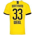 Weigl 33 Borussia Dortmund Home Soccer Jersey 2019-20 – Yellow