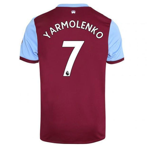 YARMOLENKO 7 West Ham Home Soccer Jersey 2019-20 Jersey