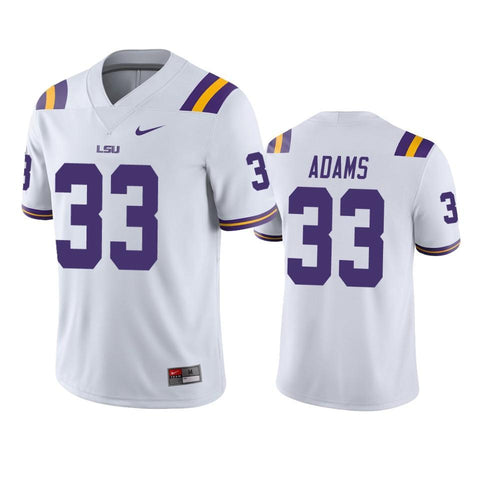 LSU Tigers Jamal Adams White College Football Jersey