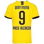 Paco Alcacer 9 Borussia Dortmund Home Soccer Jersey 2019-20 – Yellow