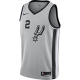 2-Kawhi Leonard San Antonio Spurs Swingman Jersey - Statement Edition – Silver