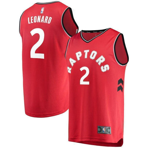 2-Kawhi Leonard Toronto Raptors Jersey Red - Icon Edition