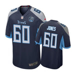 Tennessee Titans #60 Ben Jones navy Nike Game Jersey