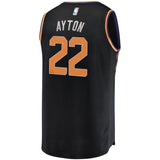 22-DeAndre Ayton Phoenix Suns  Jersey - Statement Edition – Black