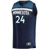 24-Justin Patton Minnesota Timberwolves  Jersey Green - Icon Edition – Navy