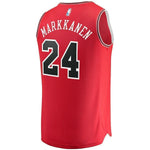24-Lauri Markkanen Chicago Bulls  Jersey Red - Icon Edition