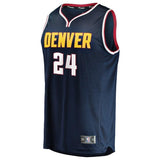 24-Mason Plumlee Denver Nuggets Jersey - Icon Edition - Blue