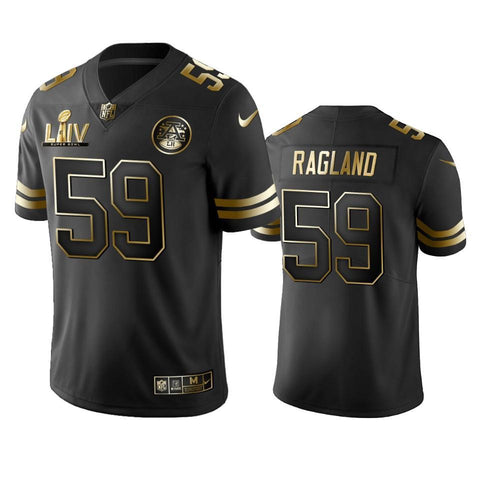 Reggie Ragland Chiefs Black Super Bowl LIV Golden Edition Jersey