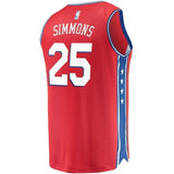 25-Ben Simmons Philadelphia 76ers Jersey Red - Statement Edition