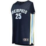 25-Chandler Parsons Memphis Grizzlies  Jersey - Icon Edition – Navy