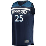 25-Derrick Rose Minnesota Timberwolves  Jersey - Icon Edition - Navy
