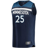 25-Derrick Rose Minnesota Timberwolves  Jersey - Icon Edition - Navy