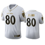 Miles Boykin Ravens White 100th Season Golden Edition Jersey