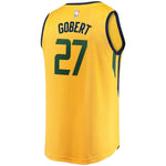 27-Rudy Gobert Utah Jazz  Player Jersey Gold - Statement Edition