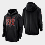 Men's Arizona Cardinals Sideline Lockup Pullover Hoodie - Black