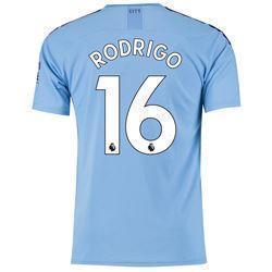 Rodrigo 16 Manchester City Home Soccer Jersey 2019-20