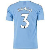 Danilo 3 Manchester City Home Soccer Jersey 2019-20