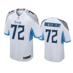 Tennessee Titans #72 David Quessenberry White Game Jersey