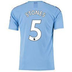 Stones 5  Manchester City Home Soccer Jersey 2019-20