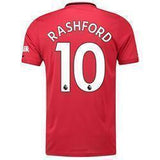 Rashford 10 Manchester United Home Soccer Jersey 2019-20