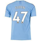 Foden 47  Manchester City Home Soccer Jersey 2019-20