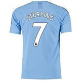 Sterling 7 Manchester City Home Soccer Jersey 2019-20