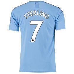 Sterling 7 Manchester City Home Soccer Jersey 2019-20