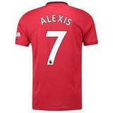Alexis 7 Manchester United Home Soccer Jersey 2019-20