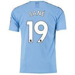 Sane 19 Manchester City Home Soccer Jersey 2019-20