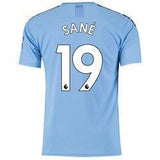 Sane 19 Manchester City Home Soccer Jersey 2019-20