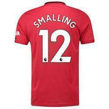 Smalling 12 Manchester United Home Soccer Jersey 2019-20