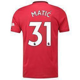 Matic 31 Manchester United Home Soccer Jersey 2019-20