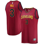 3-George Hill Cleveland Cavaliers  Jersey Wine - Icon Edition