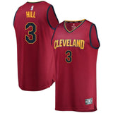 3-George Hill Cleveland Cavaliers  Jersey Wine - Icon Edition