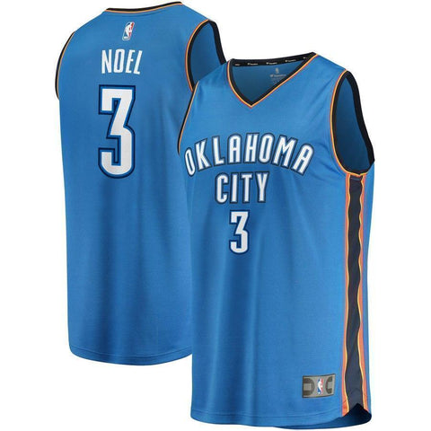 3-Nerlens Noel Oklahoma City Thunder  Jersey - Icon Edition - Blue