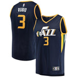 3-Ricky Rubio Utah Jazz  Player Jersey - Icon Edition – Navy